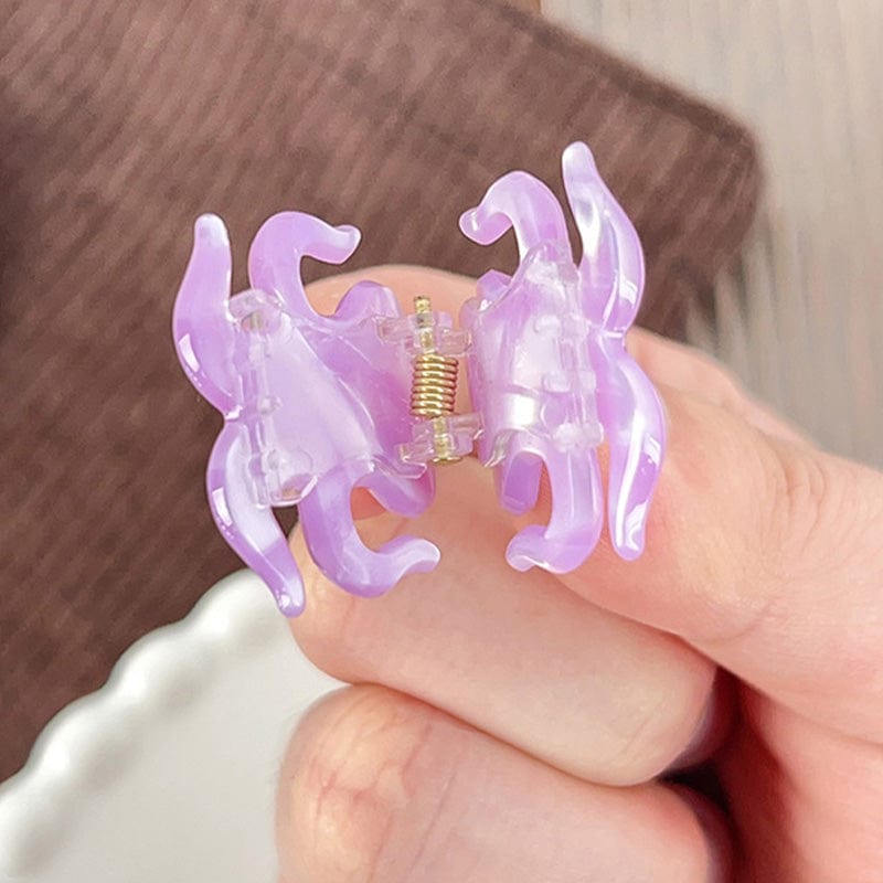 Mini Purple Octopus Hair Claw | NueShiny