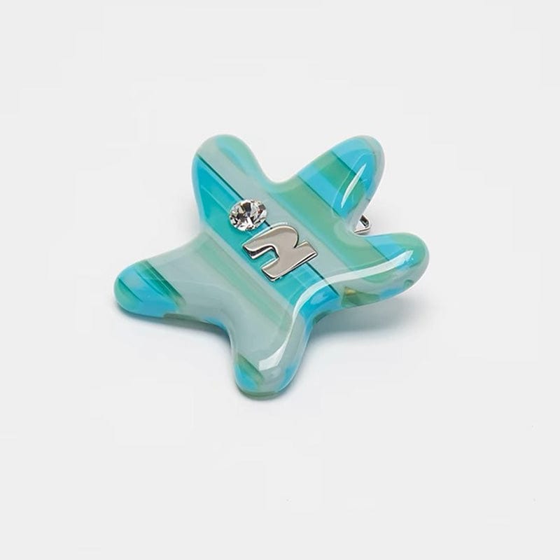 Mini Forest Salt Starfish Side Clip | NueShiny