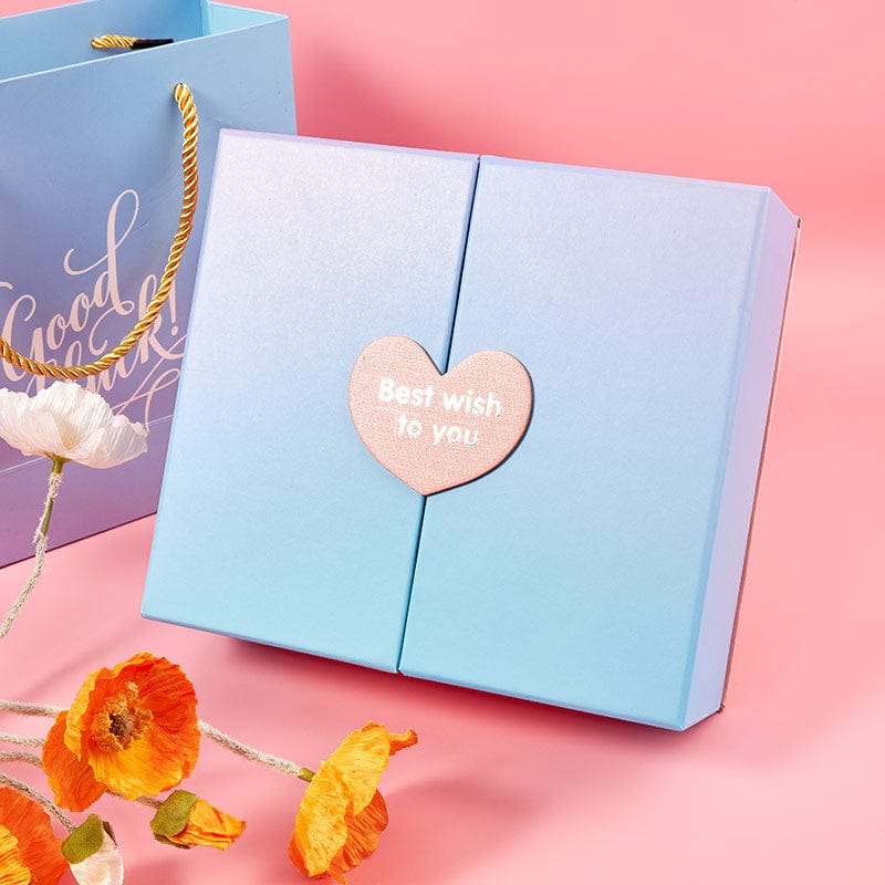 Small Size Blue Heart Dhaped Gift Box | Nueshiny