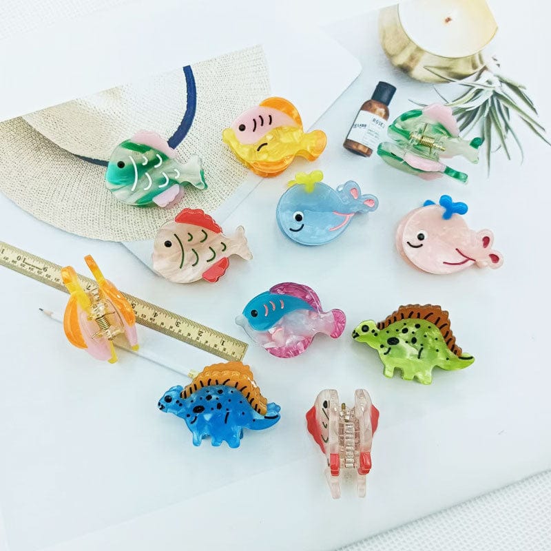 Mini 3Pcs Colorful Fish Side Clip | Nueshiny