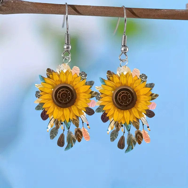 Sunflower Earrings | NueShiny