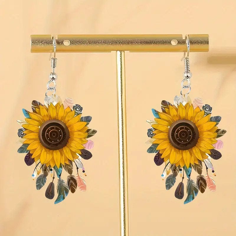 Sunflower Earrings | NueShiny