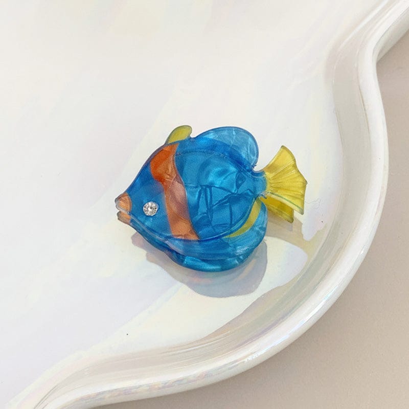 3 Pcs Mini Blue fish Side Clip | Nueshiny