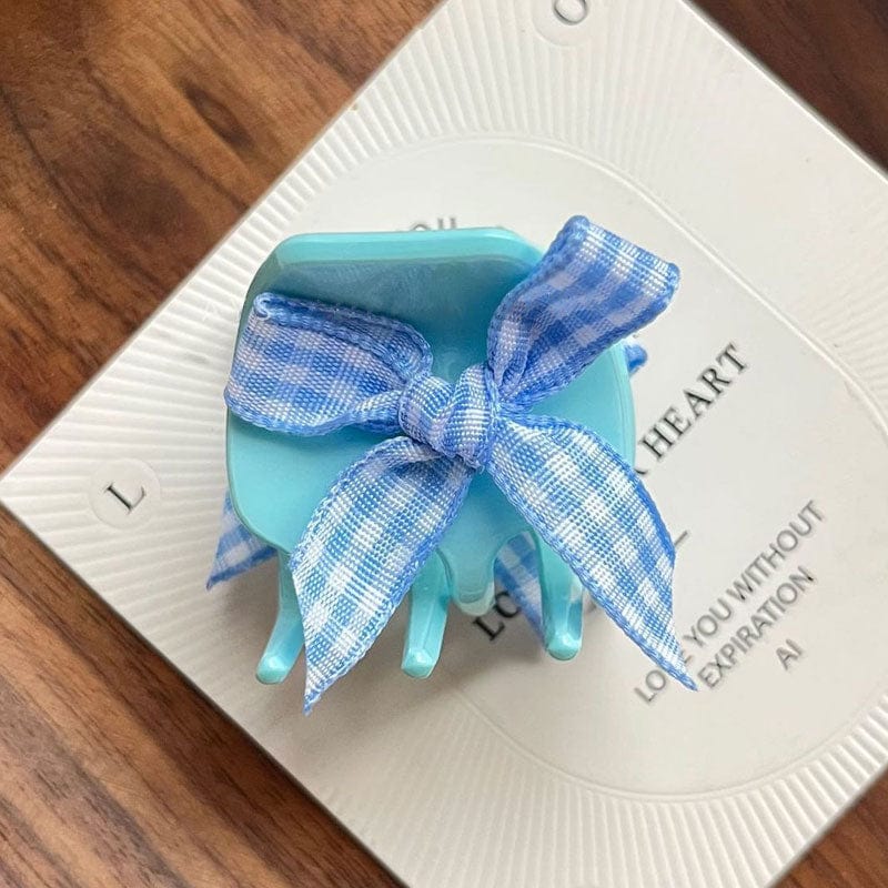 Mini  Blue fresh bow Side Clip | Nueshiny