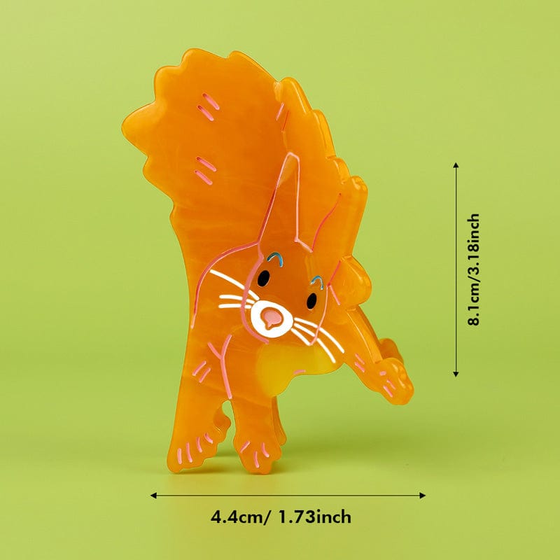 Medium Orange Cat Hair Claw | NueShiny