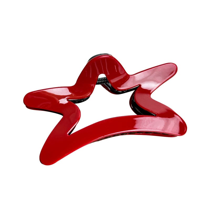 Large  Ankola Red Series-Star Hair Claw | NueShiny