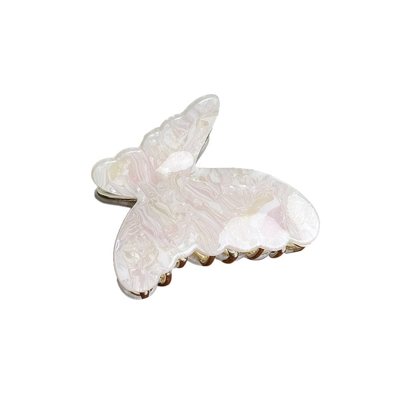 Medium Super Fairy Butterfly Series-Light Pink Hair Claw | NueShiny