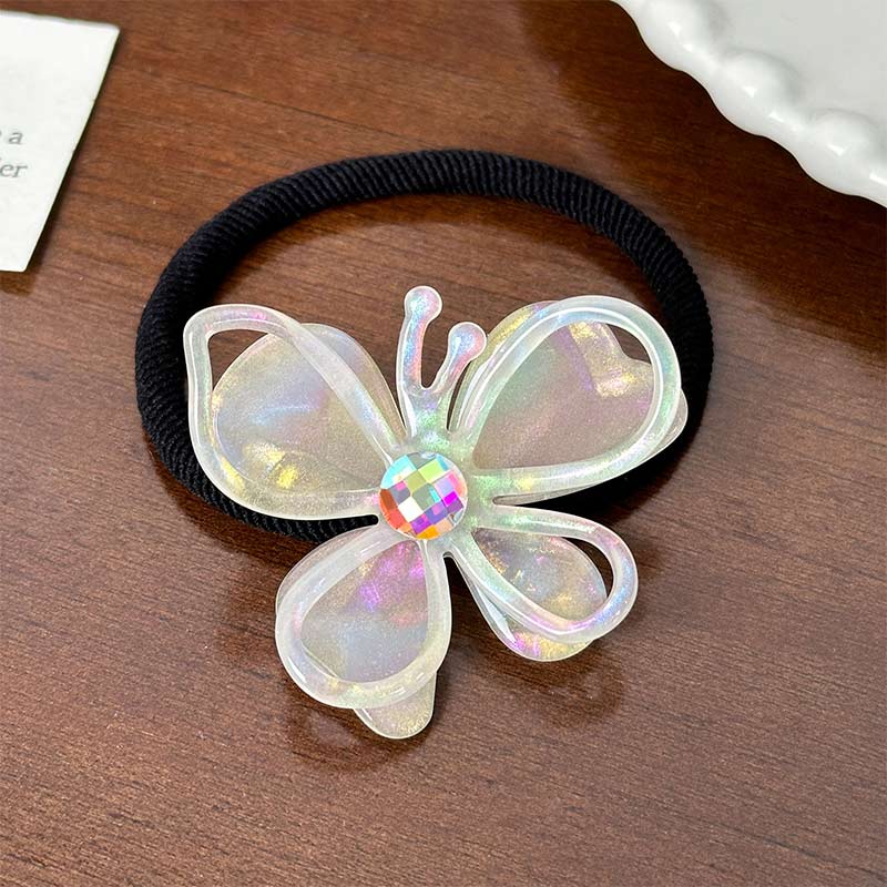 Colorful White Hollow Butterfly Hairband | NueShiny