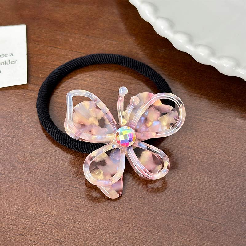 Colorful Pink Hollow Butterfly Hairband | NueShiny