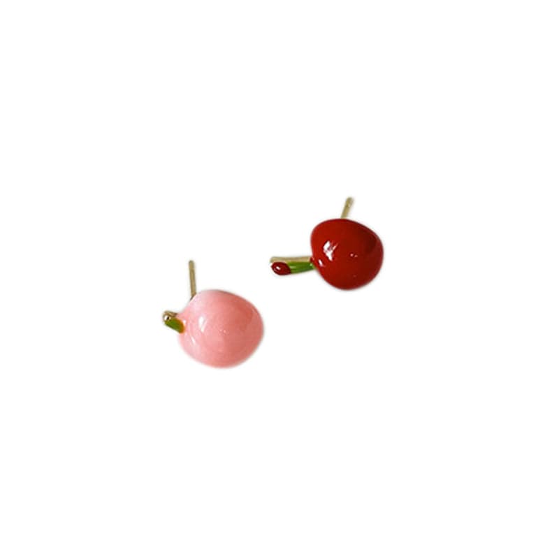 Cherry Apple Earrings | NueShiny