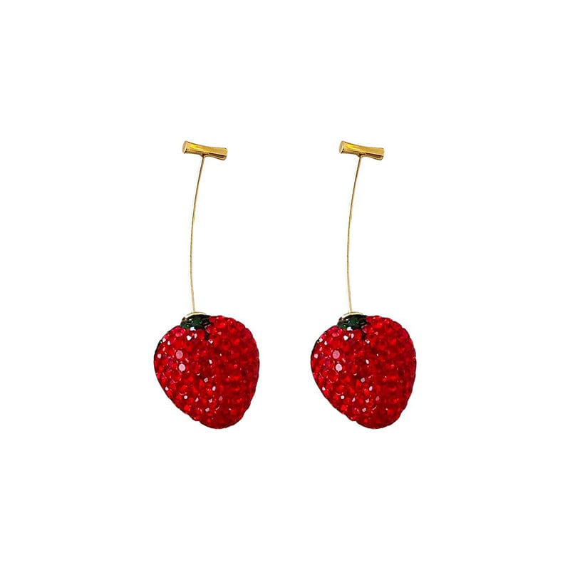 Strawberry Earrings | NueShiny