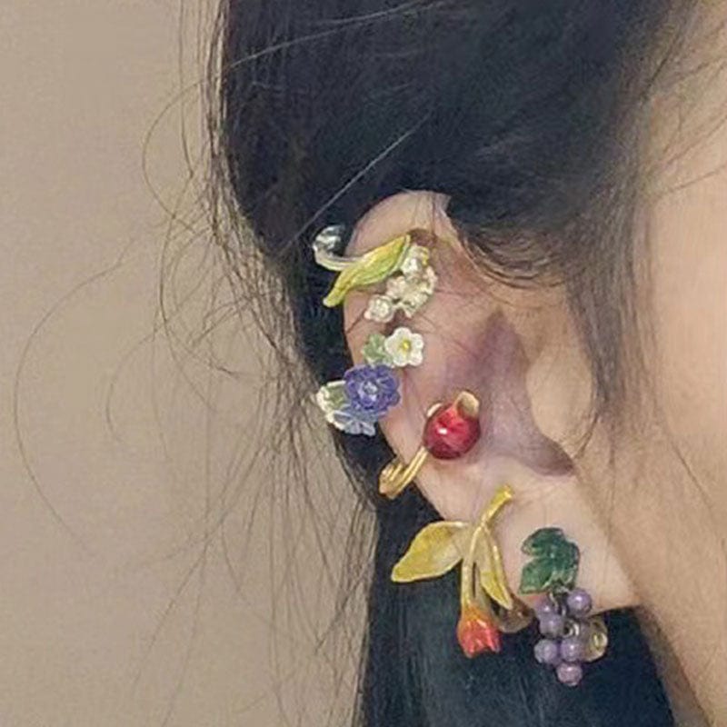 Floral 4-Piece Earring Set | NueShiny