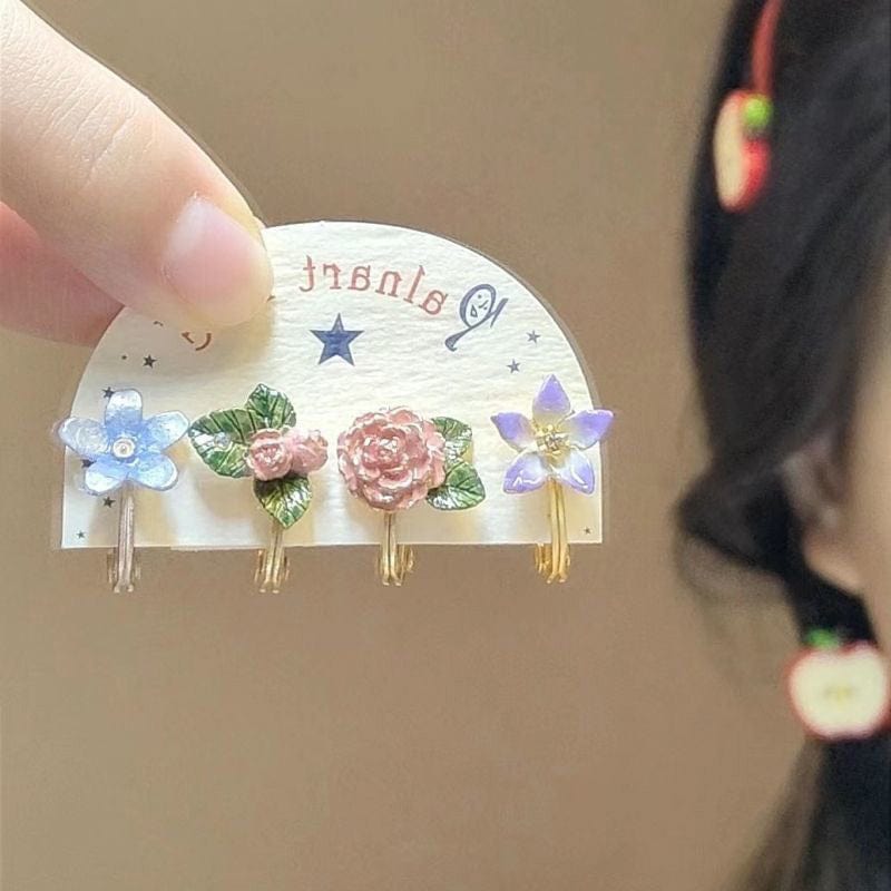 Floral 5-Piece Earring Set | NueShiny