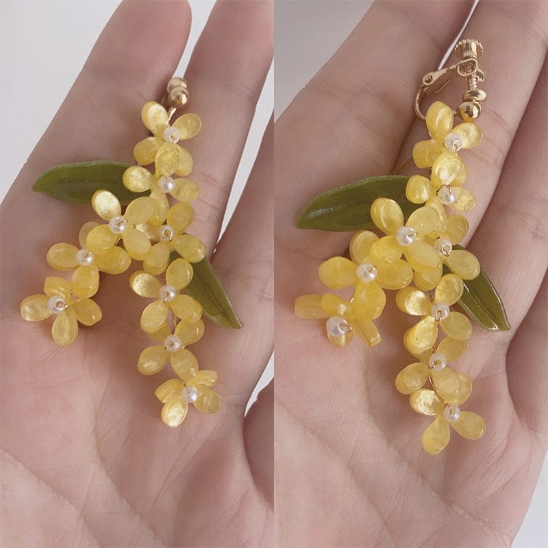 Osmanthus Spiral Earrings | NueShiny