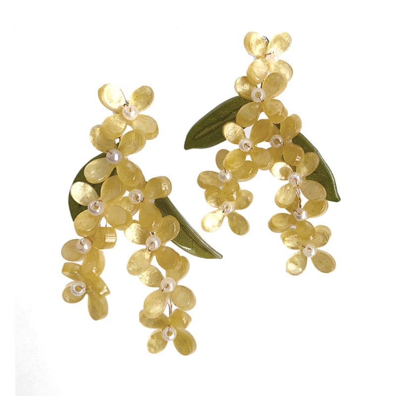 Osmanthus Spiral Earrings | NueShiny