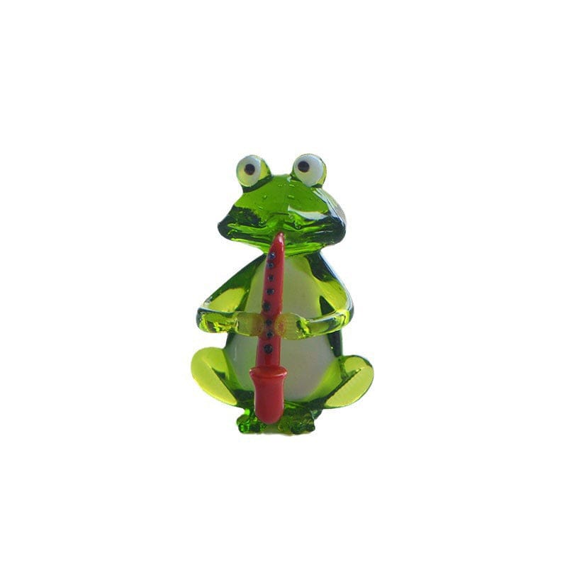 Saxophone Frog Figurine | NueShiny