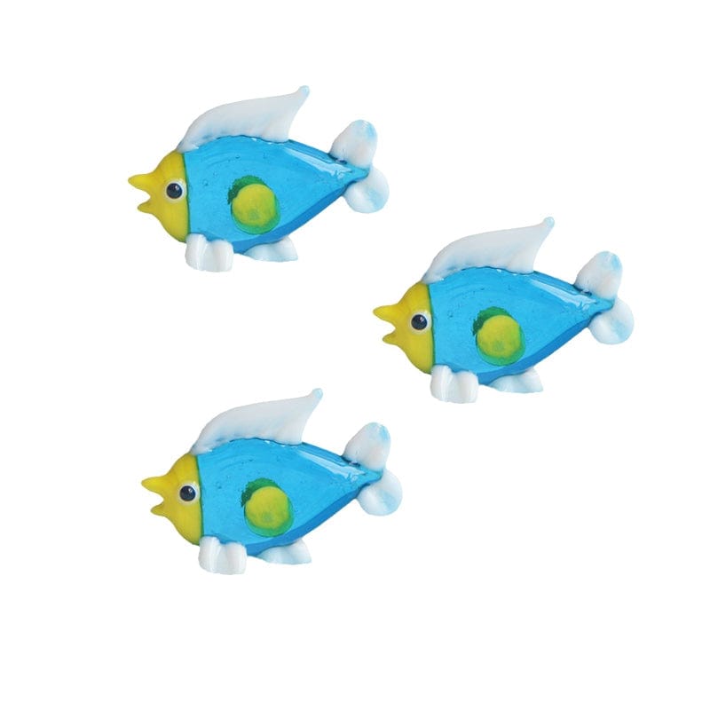 Three blue fish ornaments | NueShiny