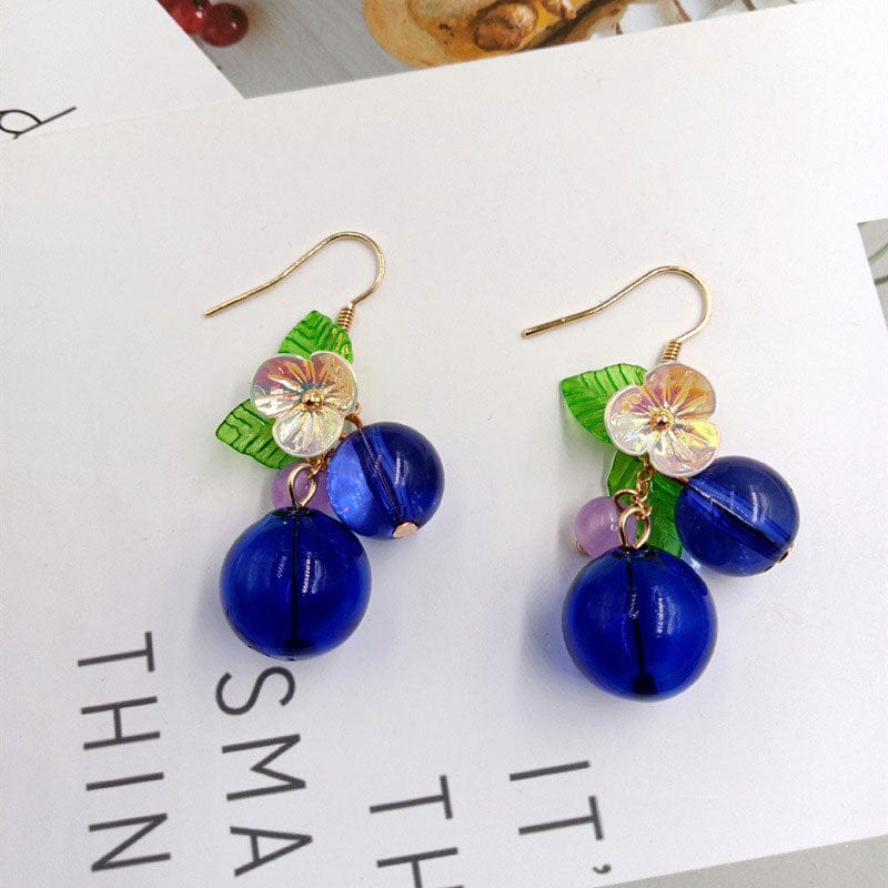 Royal Blueberry Earrings | NueShiny