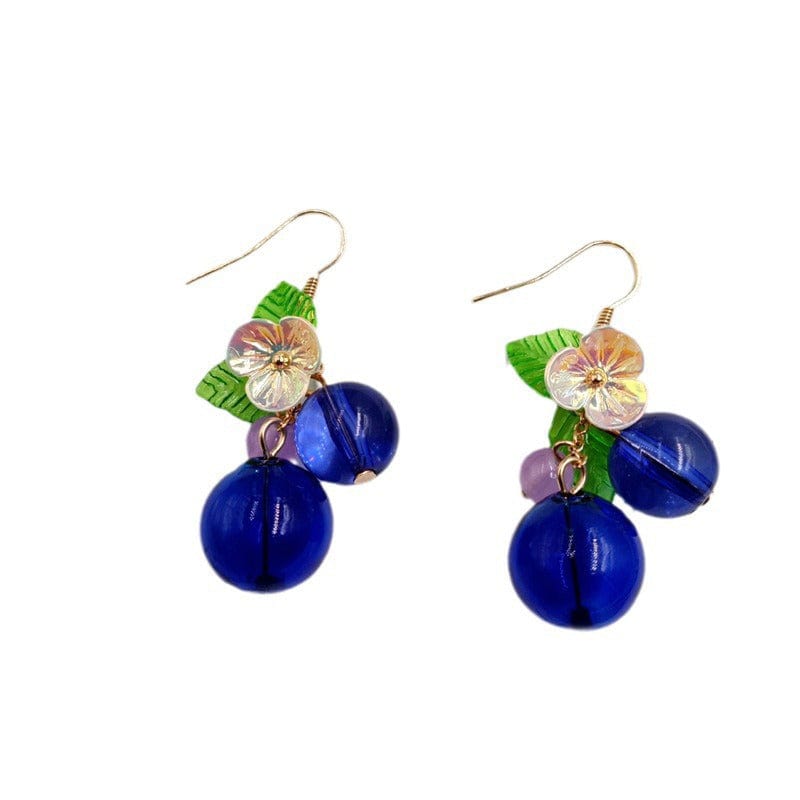 Royal Blueberry Earrings | NueShiny