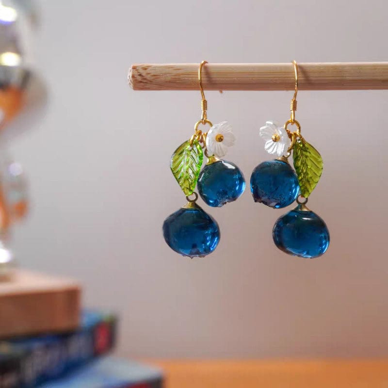 Royal Blueberry Earrings | NueShiny