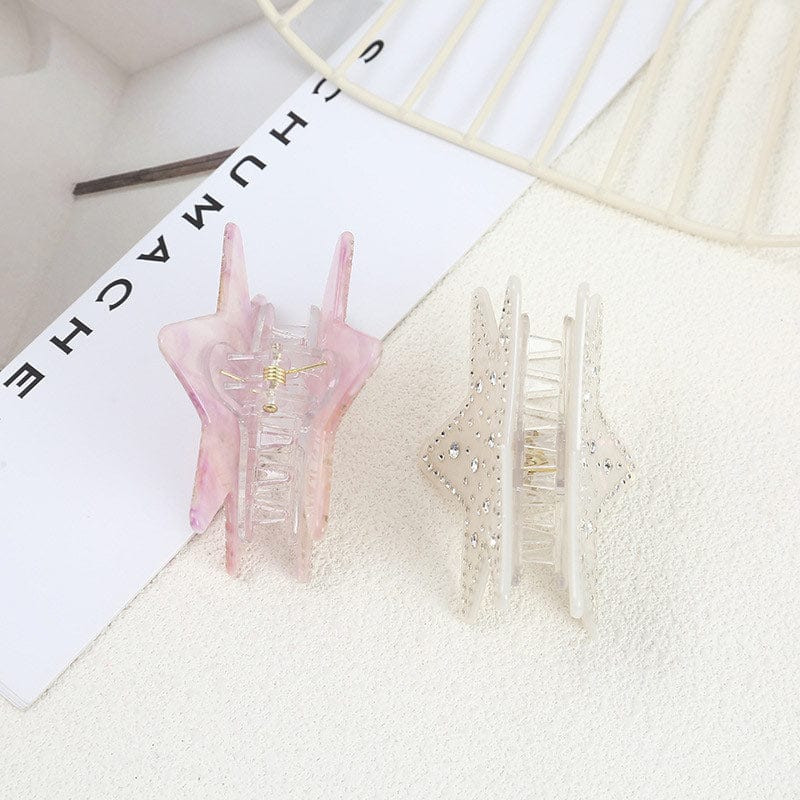 Medium  Pink Starfish Hair Claw | NueShiny