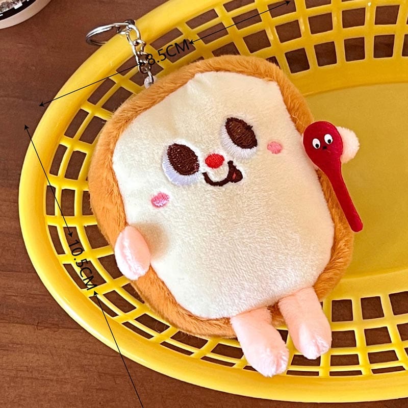 Plush Toast Keychain | NueShiny