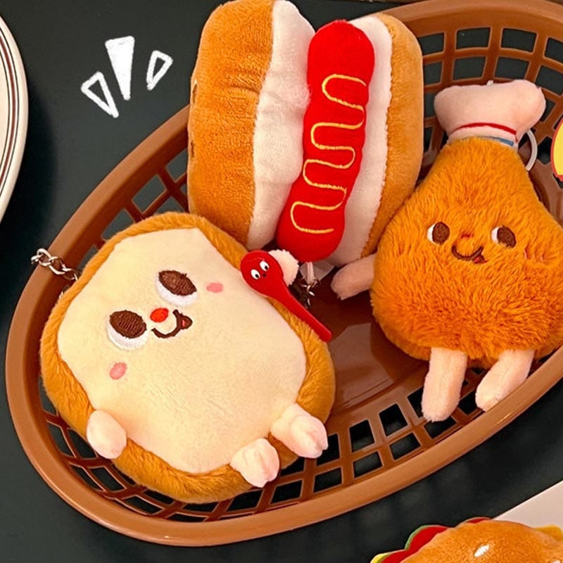 Plush Toast Keychain | NueShiny