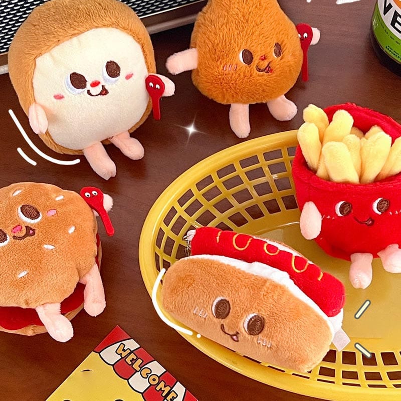 Plush Hot Dog Keychain | NueShiny