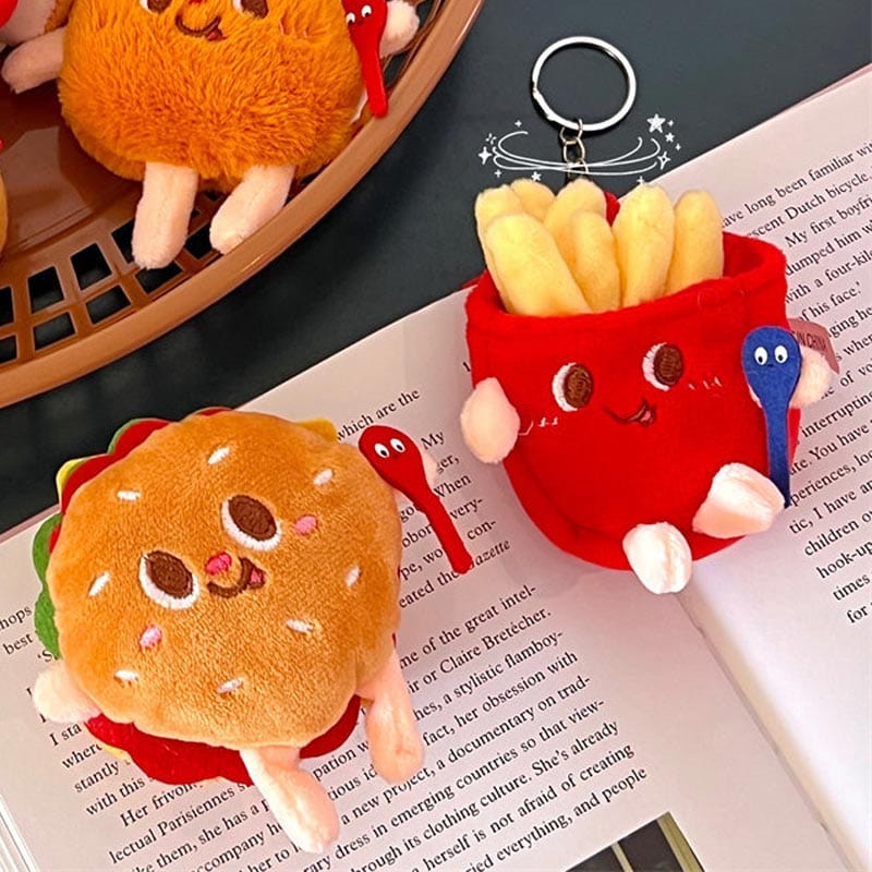 Plush French Fries Keychain | NueShiny