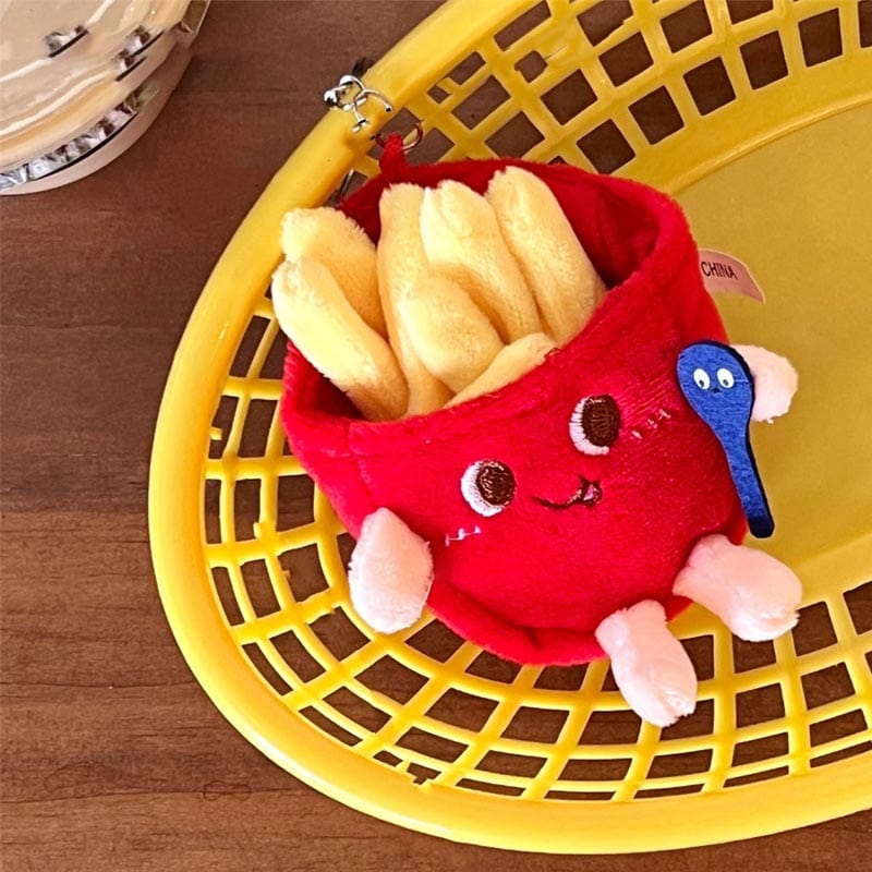 Plush French Fries Keychain | NueShiny