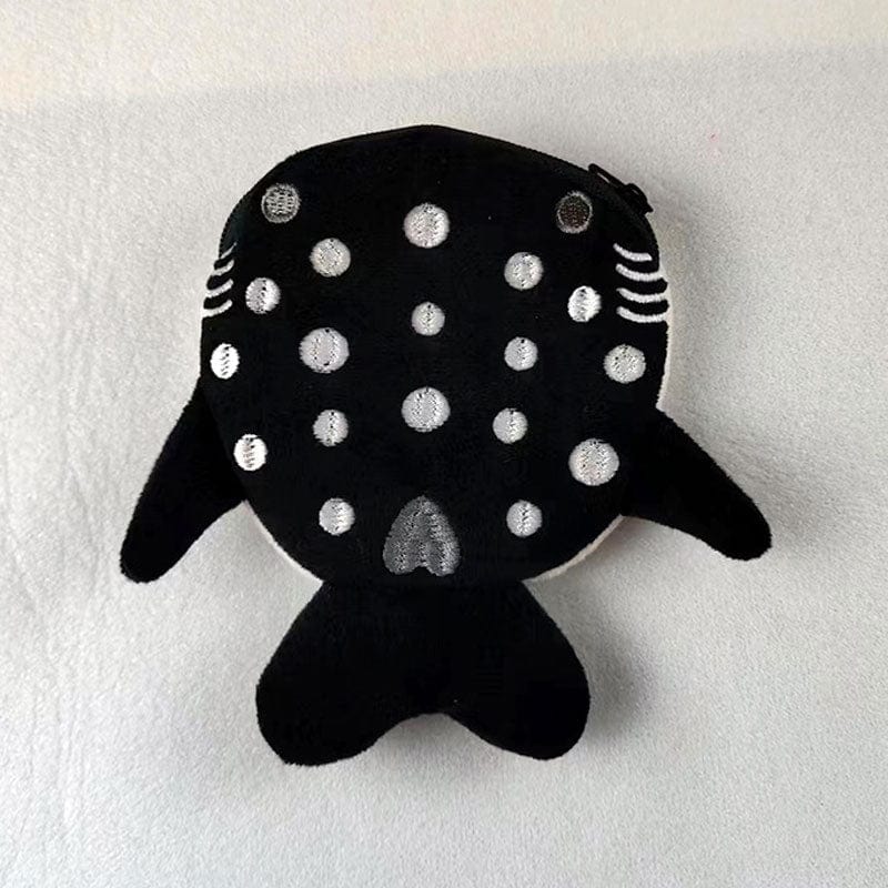 Black Cartoon Whale Coin Purse | NueShiny