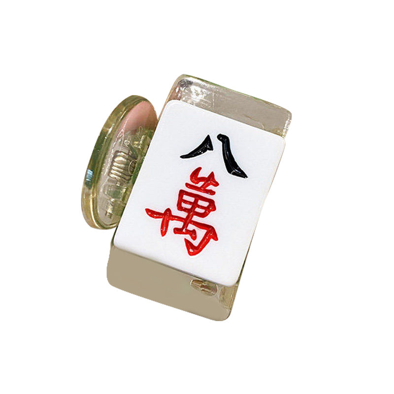 Mahjong Series-Mini 80,000-round Hair Claw | NueShiny