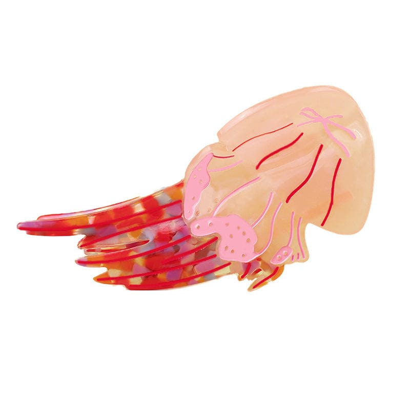 Medium Pink Jellyfish Hair Claw | NueShiny