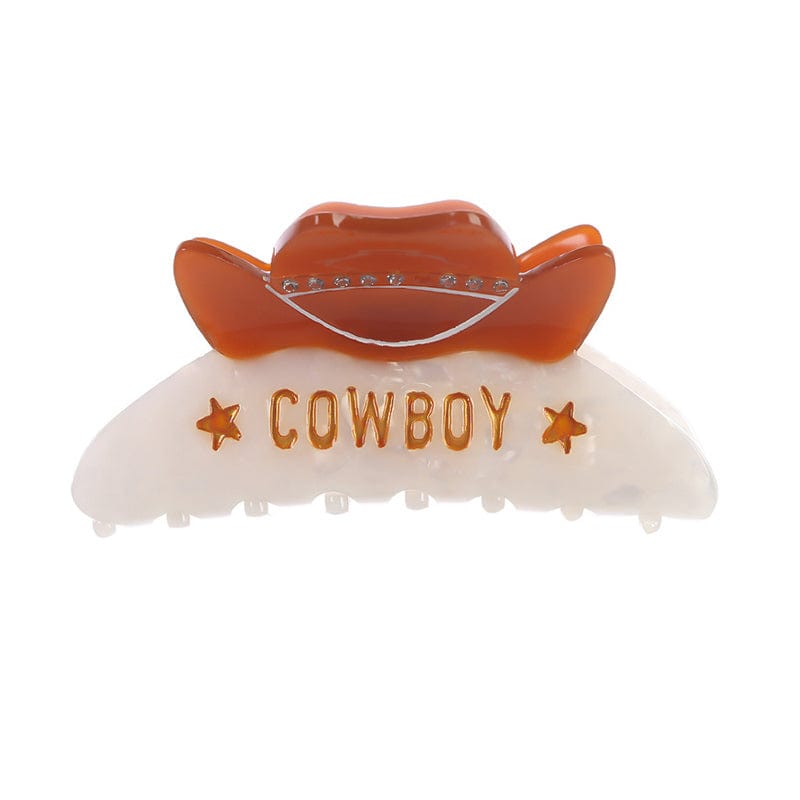 Medium Western Cowboy Hat - White Hair Claw | NueShiny