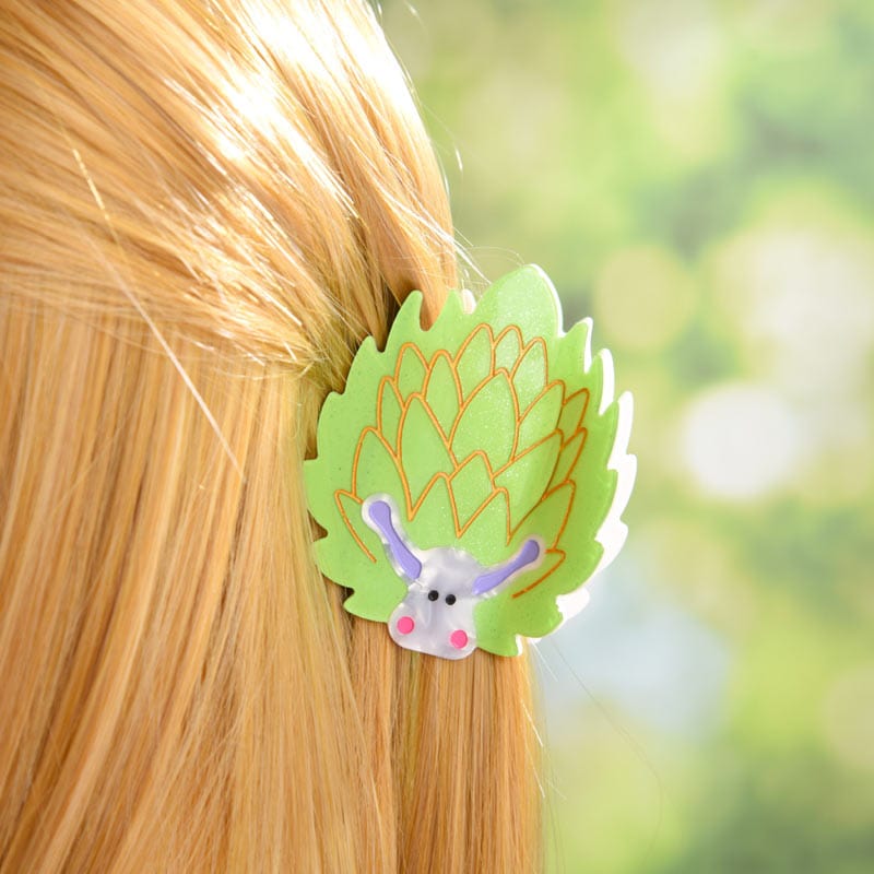 Medium Green Sea Sheep Hair Claw | NueShiny