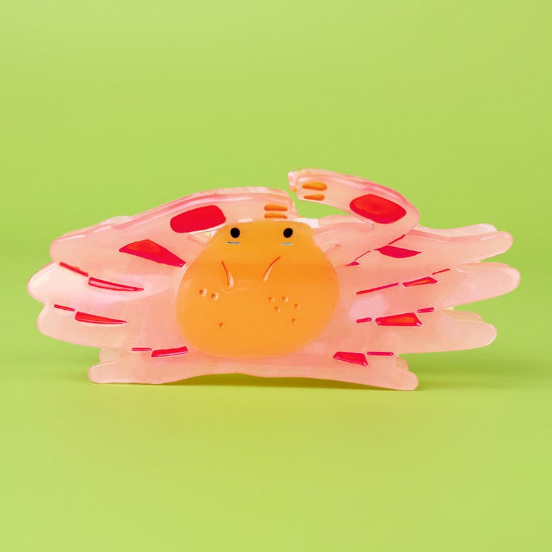 Medium Pink Crab Hair Claw | NueShiny