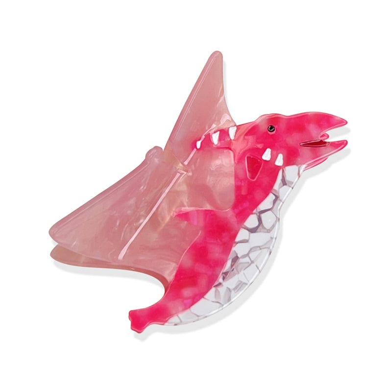 Medium Pink Pterosaur Hair Claw | NueShiny