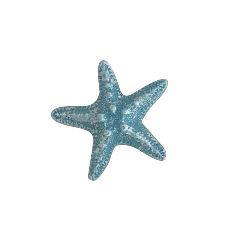 Mini Blue Green Starfish Side Clip | NueShiny