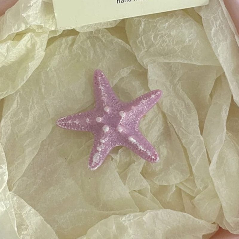 Mini Pink Starfish Side Clip | NueShiny