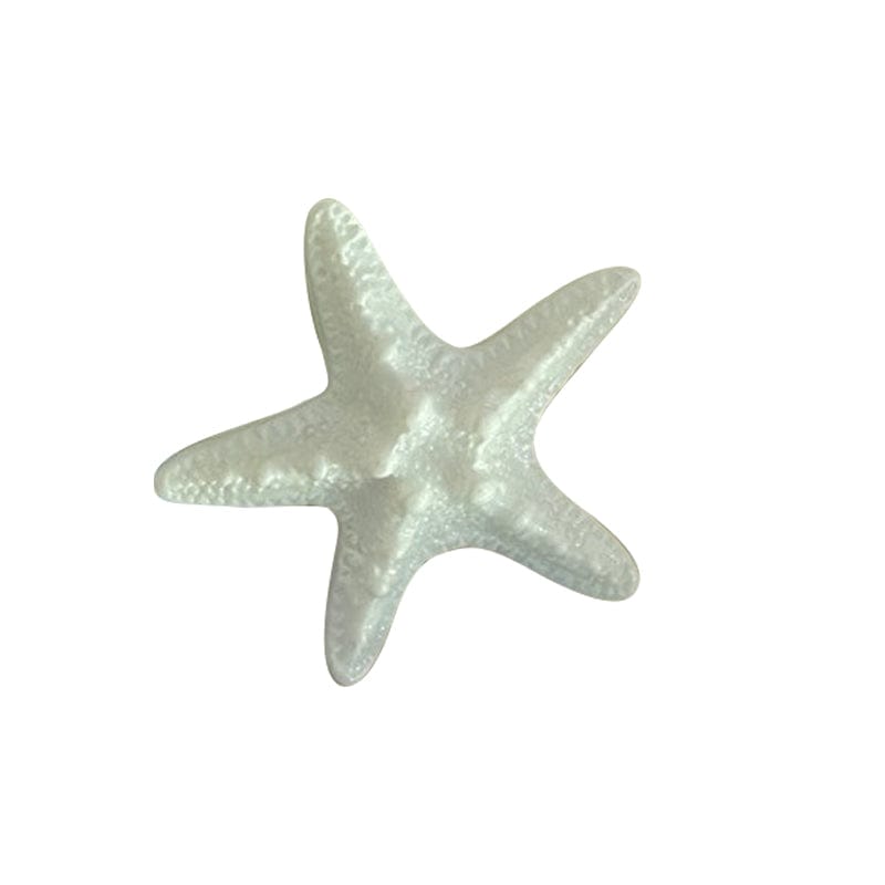 Mini White Starfish Side Clip | NueShiny