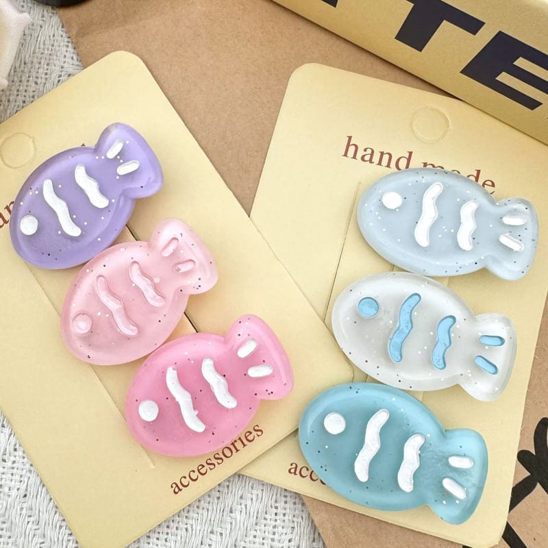 Mini Light Pink Fish Side Clip | NueShiny