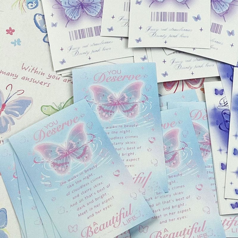 Blue Butterfly Sealing Sticker | NueShiny