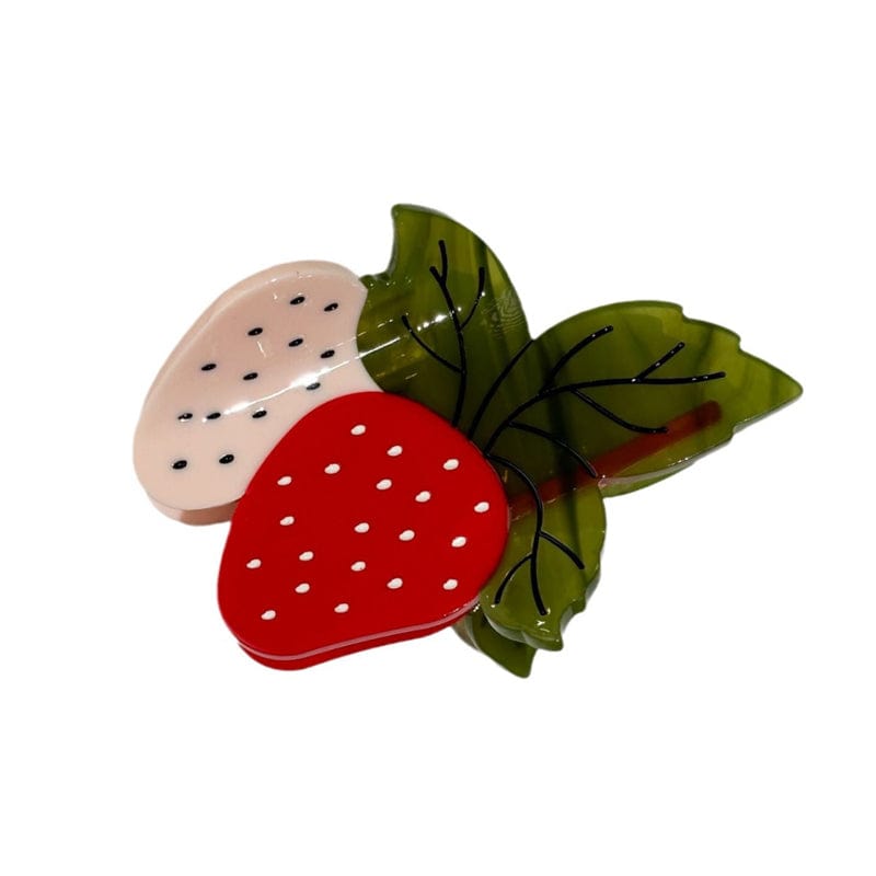 Medium Red Strawberry Hair Claw | NueShiny