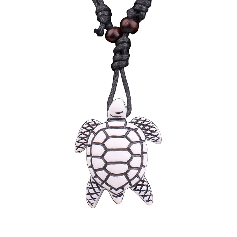 White Turtle Necklace | NueShiny