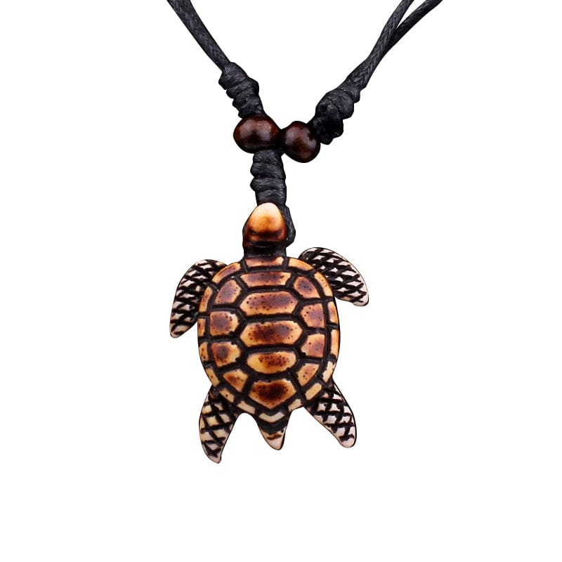 Brown Turtle Necklace | NueShiny