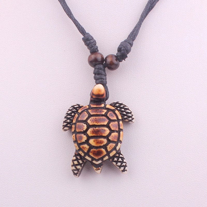 Brown Turtle Necklace | NueShiny