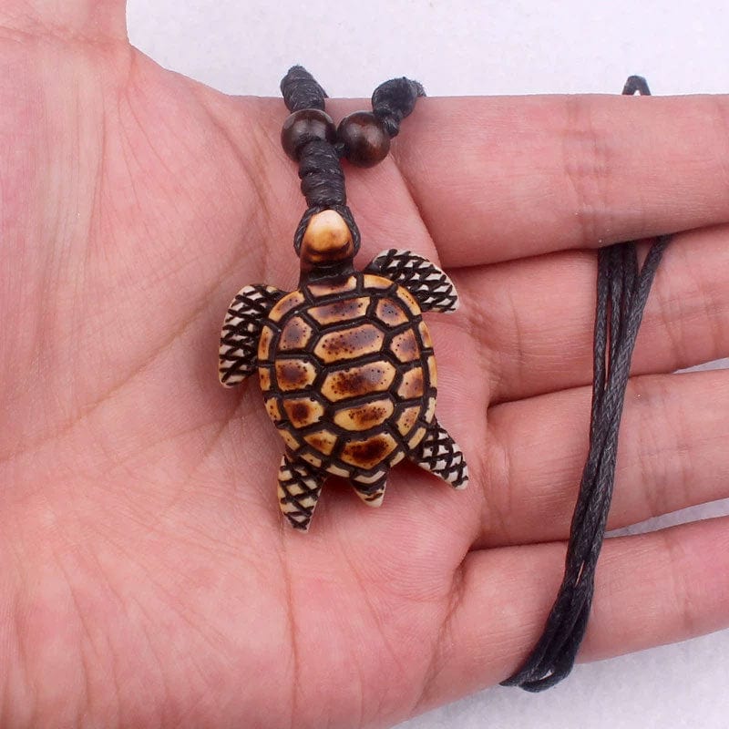 Brown Turtle Necklace | NueShiny