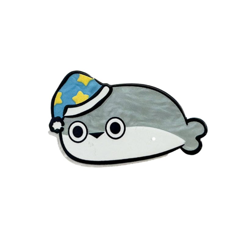 Small Dolphin Wearing A Hat Side Clip | NueShiny