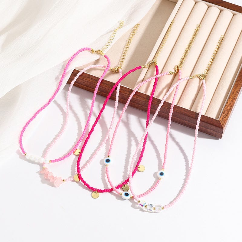 Beaded Necklace Set - A (5 Pcs) | NueShiny