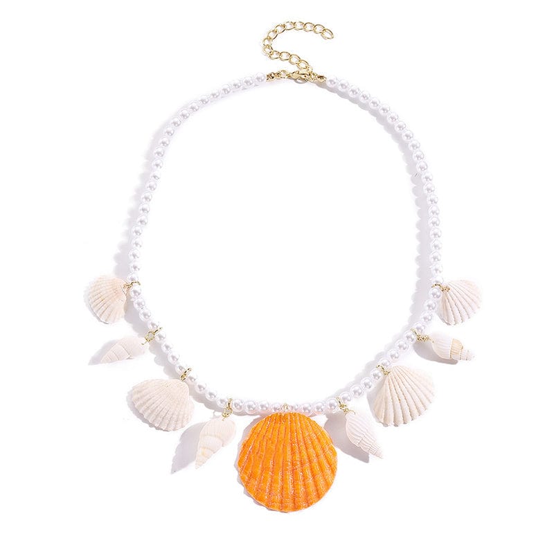 Nine Shell Pearl Necklace | NueShiny